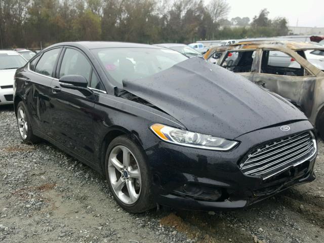 1FA6P0H78E5367882 - 2014 FORD FUSION SE BLACK photo 1