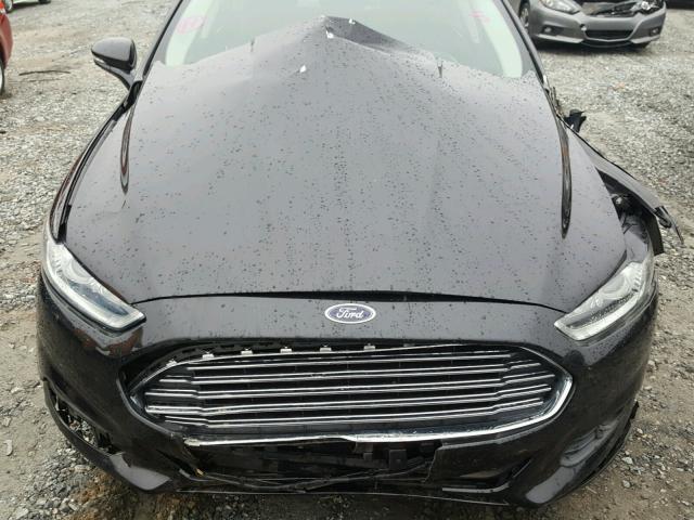 1FA6P0H78E5367882 - 2014 FORD FUSION SE BLACK photo 7