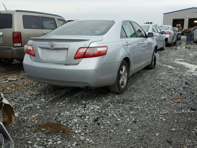 4T1BE46K57U167141 - 2007 TOYOTA CAMRY NEW SILVER photo 4