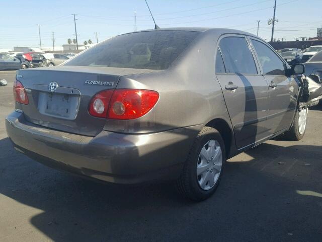 1NXBR32E46Z741127 - 2006 TOYOTA COROLLA CE GRAY photo 4