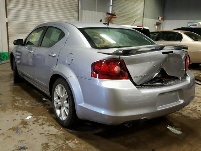 1C3CDZBG3DN663141 - 2013 DODGE AVENGER R/ GRAY photo 3