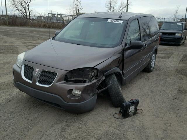 1GMDU031X8D152538 - 2008 PONTIAC MONTANA SV BROWN photo 2