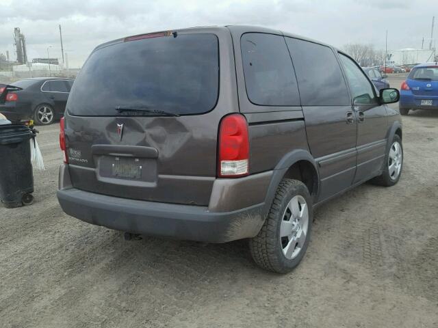 1GMDU031X8D152538 - 2008 PONTIAC MONTANA SV BROWN photo 4