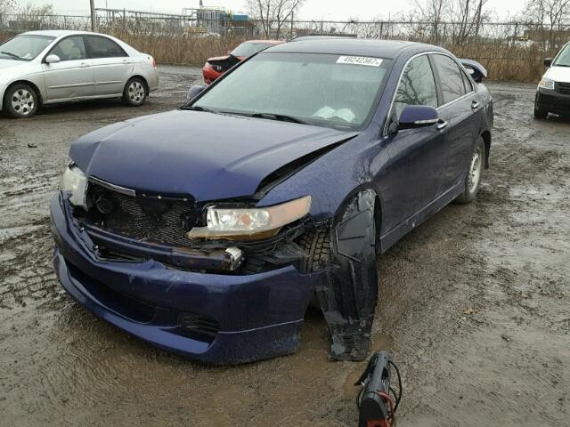 JH4CL96894C802863 - 2004 ACURA TSX BLUE photo 2