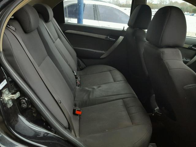 KL1TD5DE8BB198944 - 2011 CHEVROLET AVEO LS 黑色 照片 6