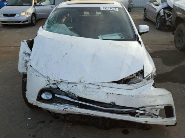 19XFB2F97FE234691 - 2015 HONDA CIVIC EXL WHITE photo 9