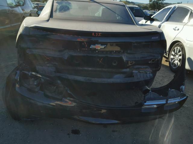 2G1FJ1EJ0D9121260 - 2013 CHEVROLET CAMARO SS Negro foto 9