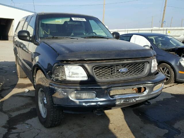 1FTRX18L5WKB30277 - 1998 FORD F150 BLACK photo 1