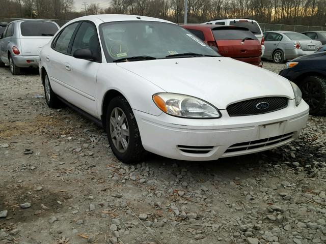 1FAFP53U55A301274 - 2005 FORD TAURUS SE WHITE photo 1