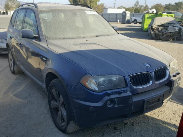 WBXPA73474WB20549 - 2004 BMW X3 2.5I BLUE photo 1