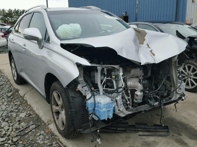 2T2BK1BA3FC335293 - 2015 LEXUS RX 350 SILVER photo 1