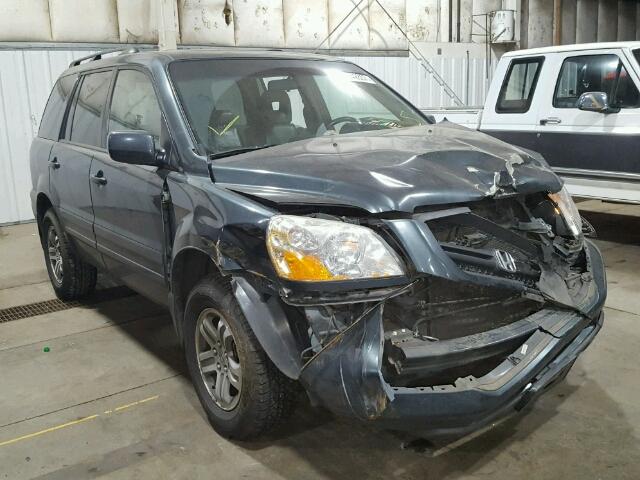 2HKYF18505H543009 - 2005 HONDA PILOT EXL CHARCOAL photo 1