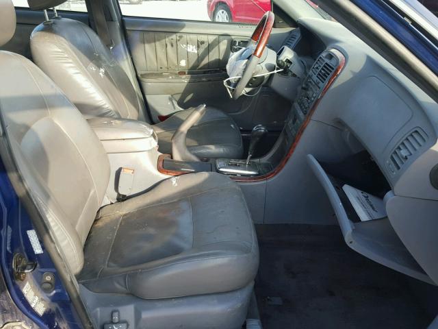 KNAGD128535227989 - 2003 KIA OPTIMA LX BLUE photo 5