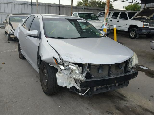 4T1BF1FK0CU036138 - 2012 TOYOTA CAMRY BASE SILVER photo 1