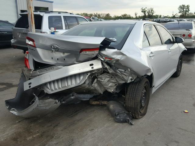 4T1BF1FK0CU036138 - 2012 TOYOTA CAMRY BASE SILVER photo 4