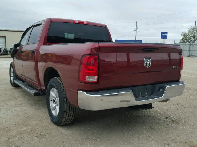 3C6RR6KTXFG711403 - 2015 RAM 1500 ST MAROON photo 3