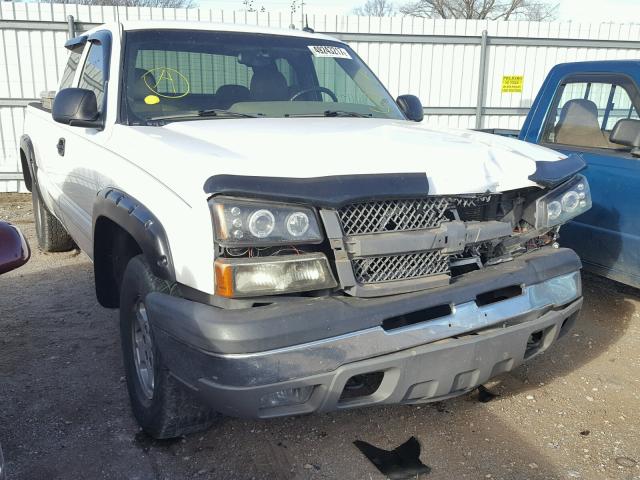 1GCEK19T03E264815 - 2003 CHEVROLET SILVERADO WHITE photo 1