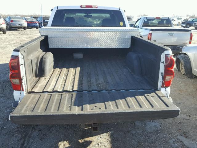 1GCEK19T03E264815 - 2003 CHEVROLET SILVERADO WHITE photo 6