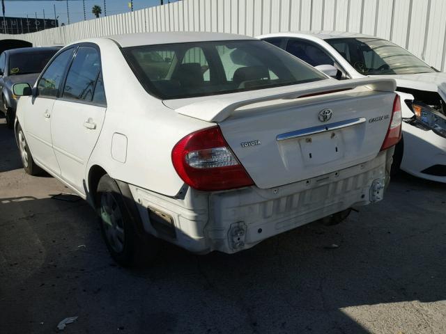 4T1BE32K04U322044 - 2004 TOYOTA CAMRY LE WHITE photo 3