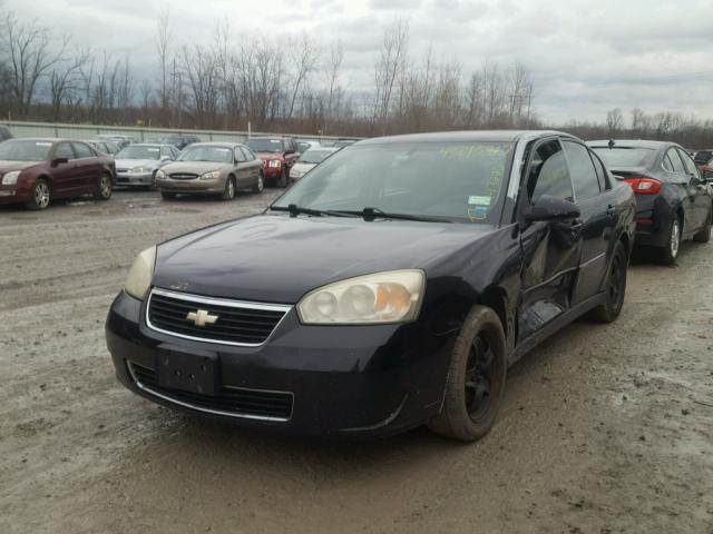 1G1ZT51866F280554 - 2006 CHEVROLET MALIBU LT BLACK photo 2