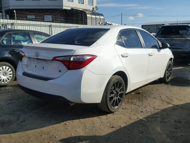 2T1BURHE9GC586098 - 2016 TOYOTA COROLLA L WHITE photo 4