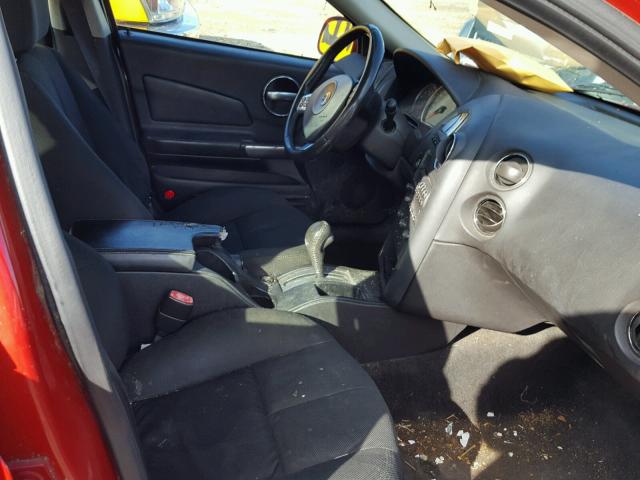 2G2WP552271215590 - 2007 PONTIAC GRAND PRIX RED photo 5