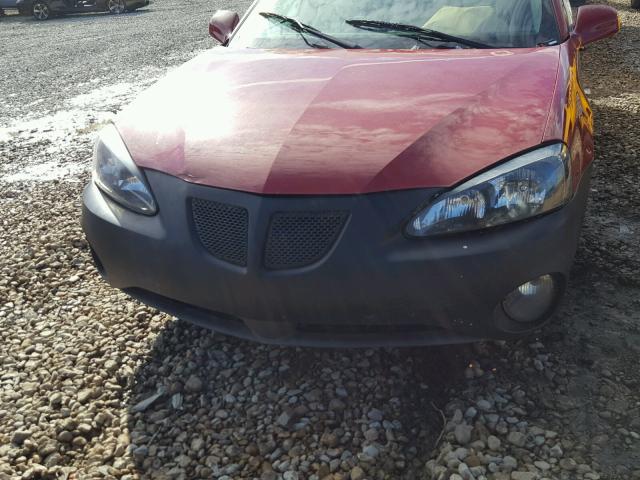 2G2WP552271215590 - 2007 PONTIAC GRAND PRIX RED photo 9