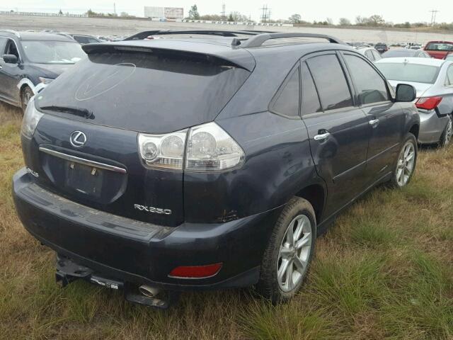 2T2GK31U39C073003 - 2009 LEXUS RX 350 BLACK photo 4