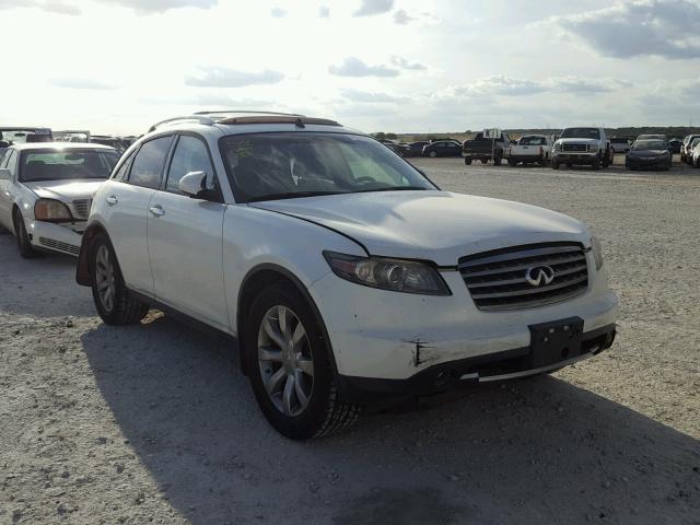 JNRAS08U26X104978 - 2006 INFINITI FX35 WHITE photo 1