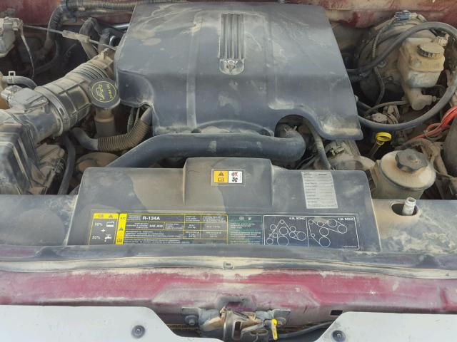 1FMDU74W03ZA75886 - 2003 FORD EXPLORER E RED photo 7