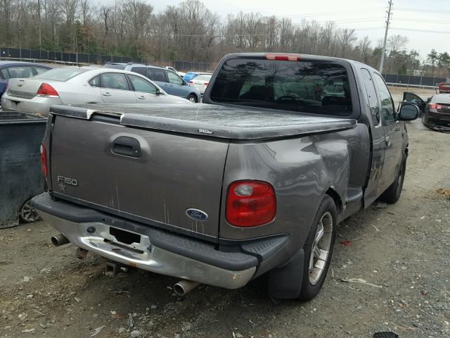 1FTRX07WX2KA73722 - 2002 FORD F150 GRAY photo 4