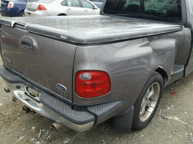 1FTRX07WX2KA73722 - 2002 FORD F150 GRAY photo 9