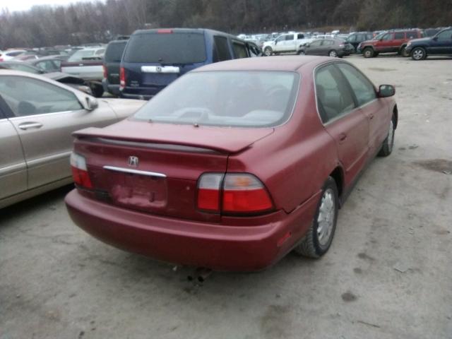 1HGCD5651TA057535 - 1996 HONDA ACCORD EX RED photo 3