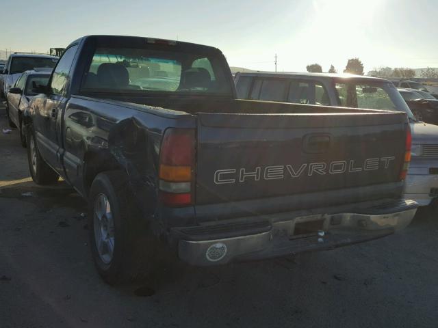 1GCEC14WX1Z325401 - 2001 CHEVROLET SILVERADO BLUE photo 3