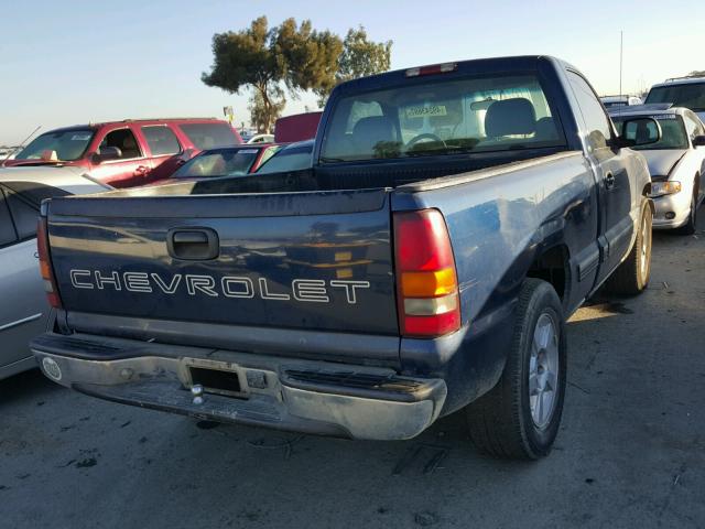 1GCEC14WX1Z325401 - 2001 CHEVROLET SILVERADO BLUE photo 4