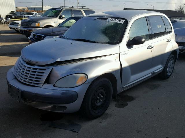 3C4FY4BB41T322170 - 2001 CHRYSLER PT CRUISER SILVER photo 2