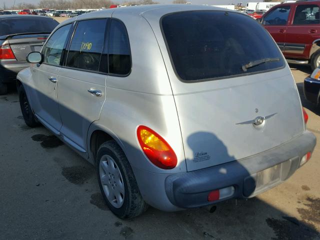 3C4FY4BB41T322170 - 2001 CHRYSLER PT CRUISER SILVER photo 3