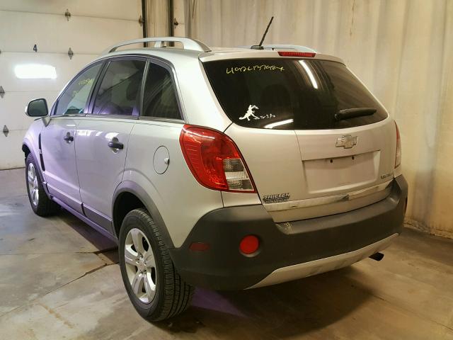 3GNAL2EK2ES597922 - 2014 CHEVROLET CAPTIVA LS 银色 照片 3