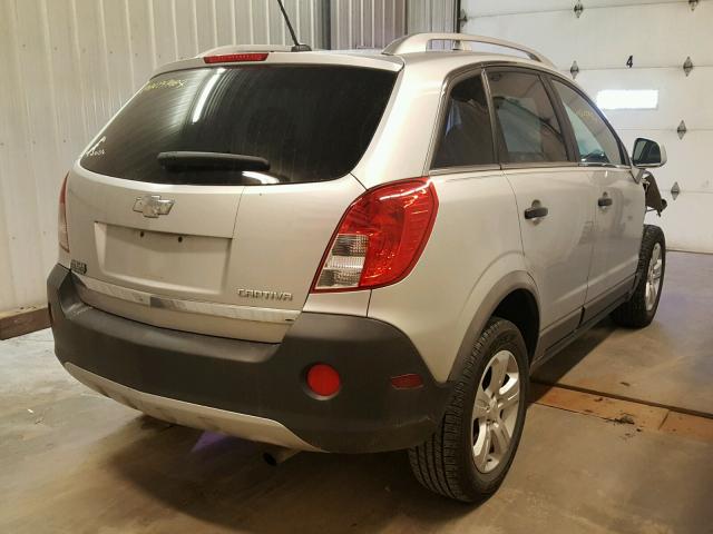 3GNAL2EK2ES597922 - 2014 CHEVROLET CAPTIVA LS 银色 照片 4