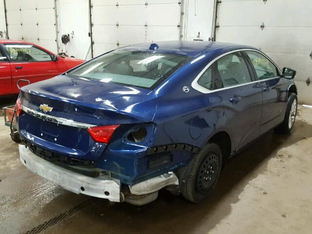 1G1125S30EU158818 - 2014 CHEVROLET IMPALA LT BLUE photo 4