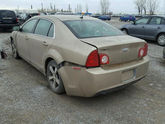 1G1ZJ57B98F175843 - 2008 CHEVROLET MALIBU 2LT GOLD photo 3