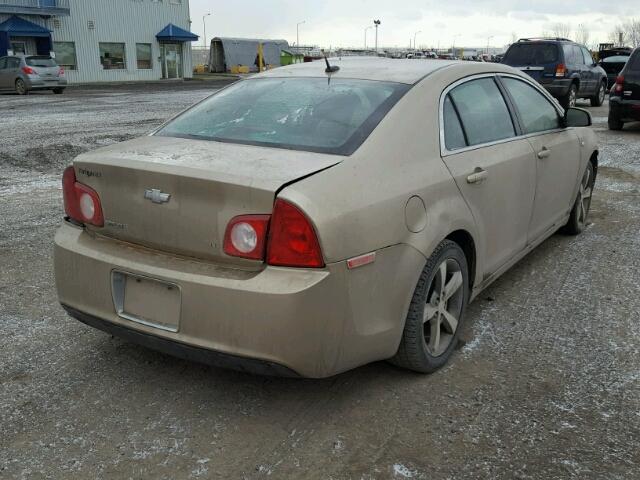 1G1ZJ57B98F175843 - 2008 CHEVROLET MALIBU 2LT GOLD photo 4