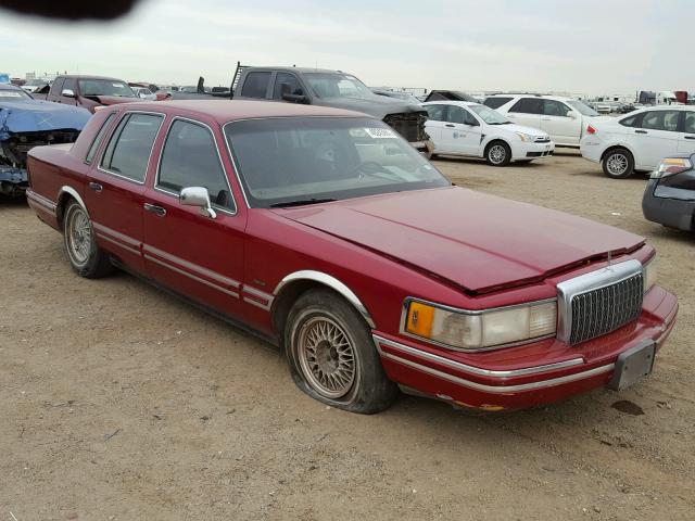 1LNLM81W3RY710443 - 1994 LINCOLN TOWN CAR E RED photo 1