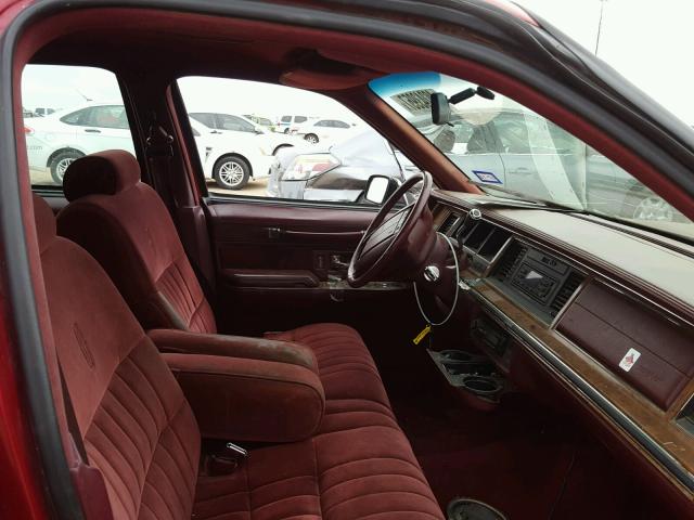 1LNLM81W3RY710443 - 1994 LINCOLN TOWN CAR E RED photo 5