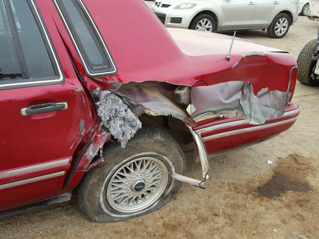 1LNLM81W3RY710443 - 1994 LINCOLN TOWN CAR E RED photo 9