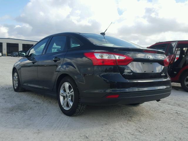 1FADP3F20EL236750 - 2014 FORD FOCUS SE BLACK photo 3