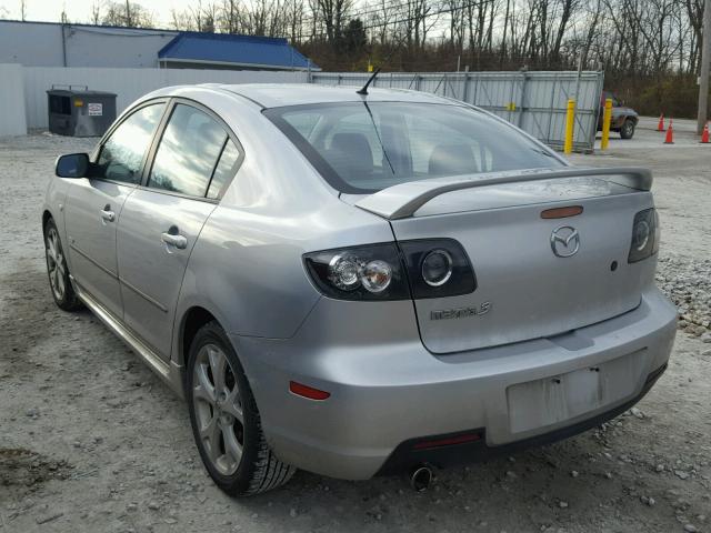 JM1BK323671658342 - 2007 MAZDA 3 S SILVER photo 3