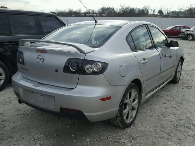 JM1BK323671658342 - 2007 MAZDA 3 S SILVER photo 4