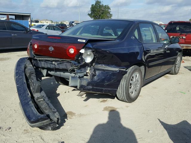 2G1WF55E529259983 - 2002 CHEVROLET IMPALA 蓝色 照片 4