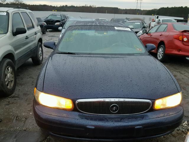 2G4WY55J421246991 - 2002 BUICK CENTURY LI BLUE photo 9